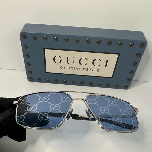 New - Authentic GUCCI GG0941S PILOT MONOGRAM SUNGLASSES - Picture 12 of 17